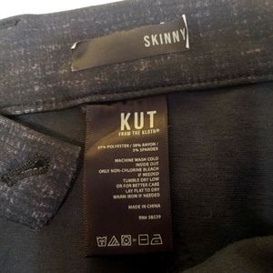 KUT Dress pants, Charcoal, Size 14